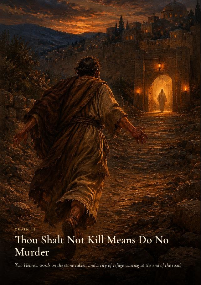 Thou Shalt Not Kill Means Do No Murder