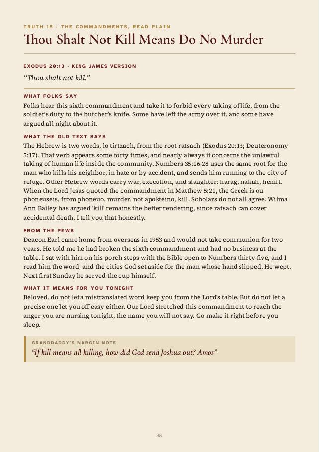 …and the truth page