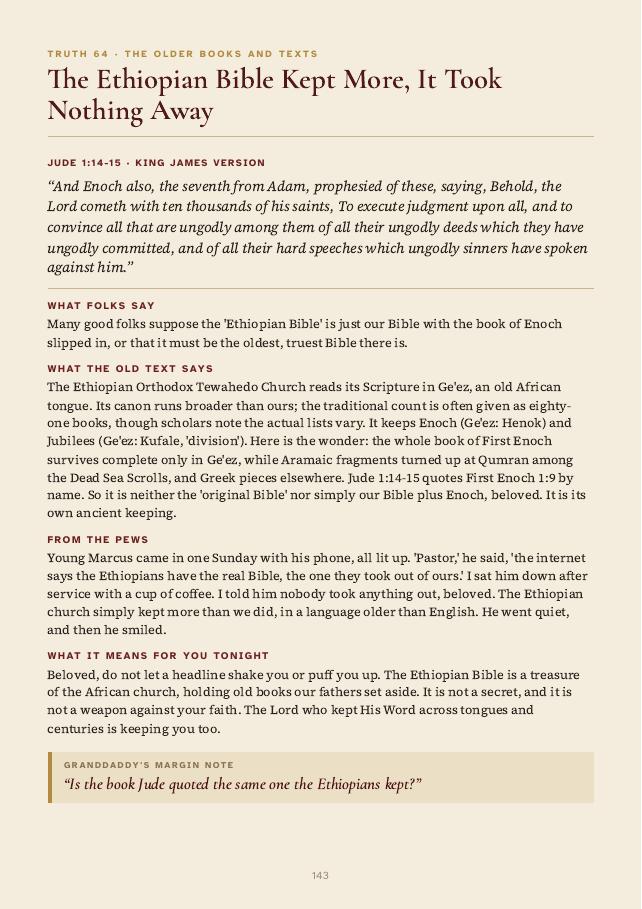 …and the truth page